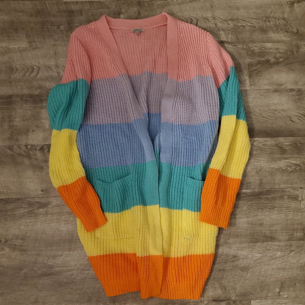 Rainbow cardigan